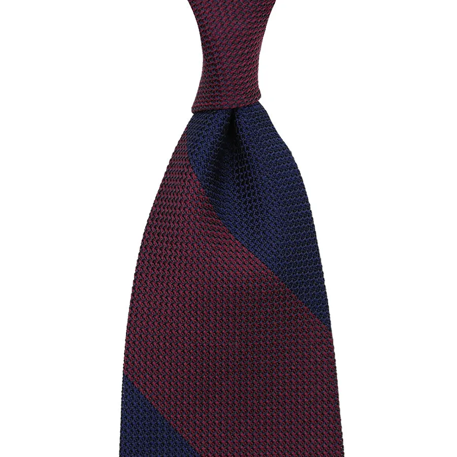 3x Block Stripe Fina Grenadine Ties - Colors Selectable