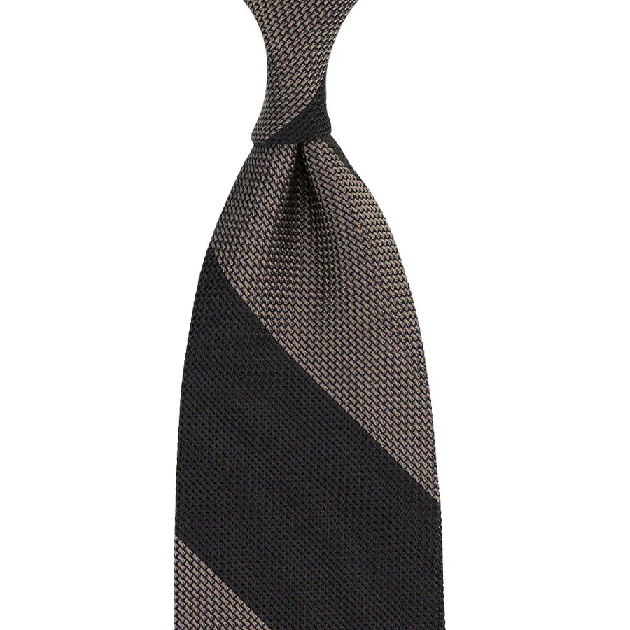 3x Block Stripe Fina Grenadine Ties - Colors Selectable