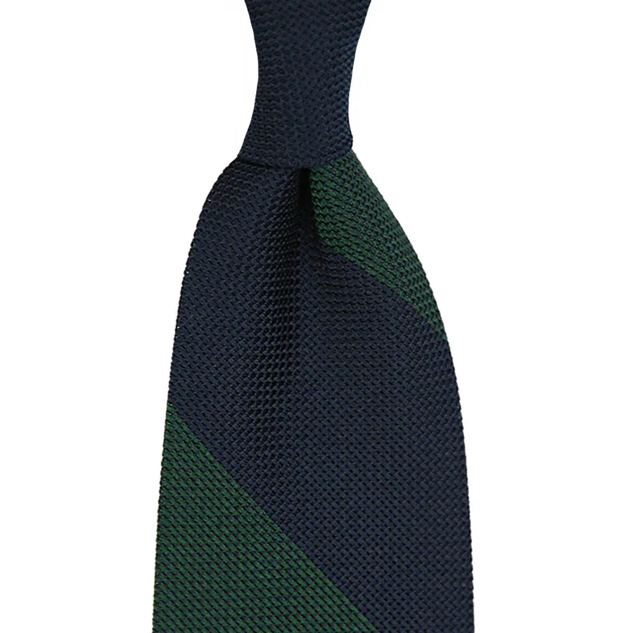 3x Block Stripe Fina Grenadine Ties - Colors Selectable