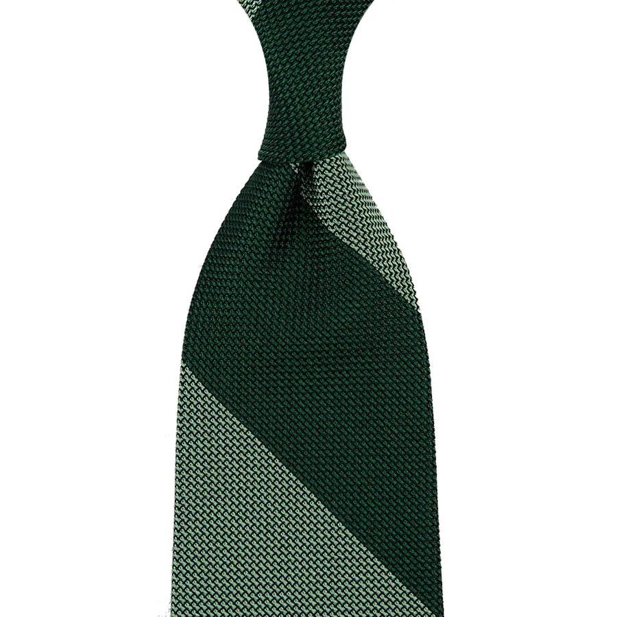 3x Block Stripe Fina Grenadine Ties - Colors Selectable