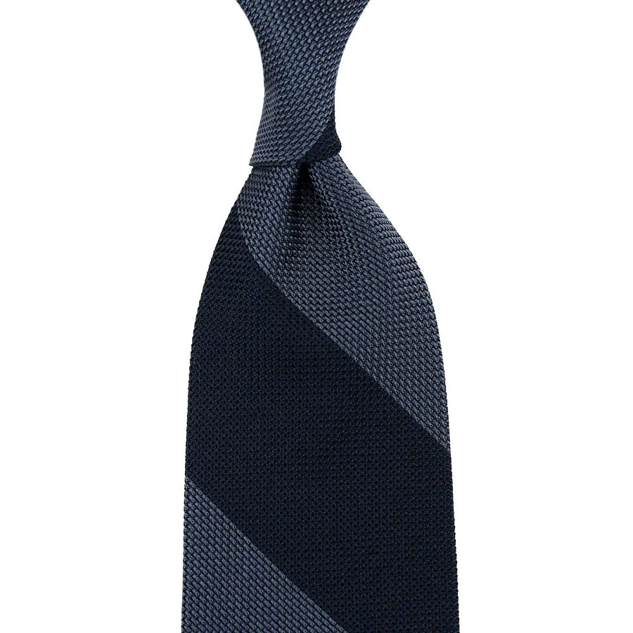 3x Block Stripe Fina Grenadine Ties - Colors Selectable