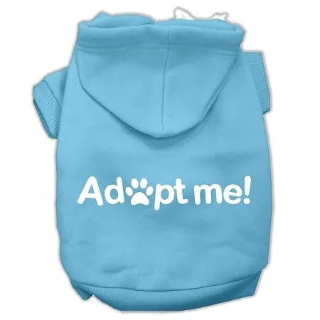 Adopt Me Screen Print Pet Hoodies Baby Blue Size Xs (8)