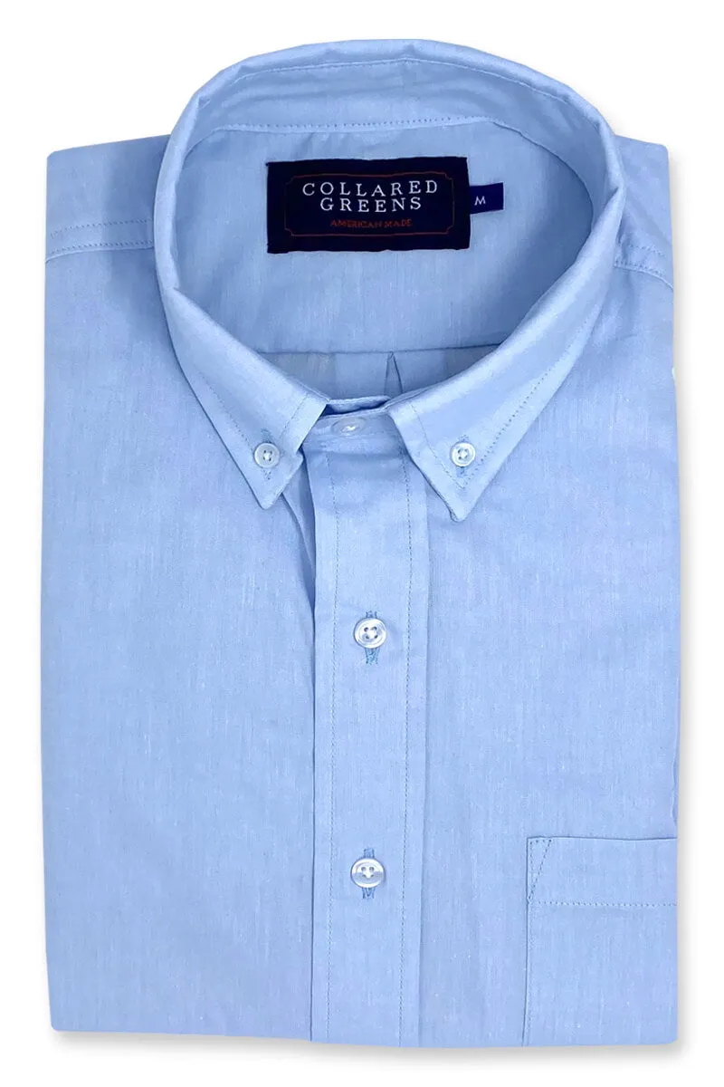 Basil: Brookline Button Down Shirt - Light Blue