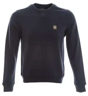 Belstaff Crew Neck Sweatshirt in Dark Ink