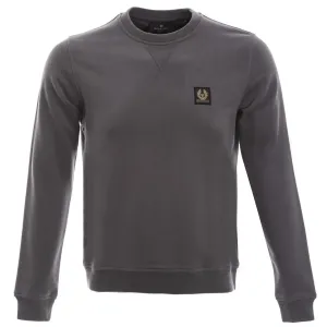 Belstaff Crew Neck Sweatshirt in Granite Grey