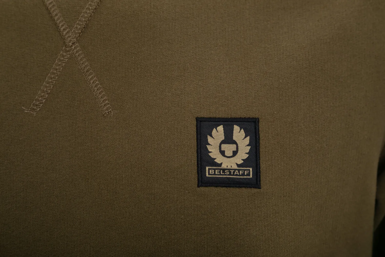 Belstaff Crew Neck Sweatshirt in Salvia Green