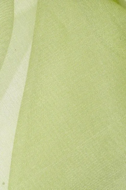 Chartreuse Silk Organza Fabric