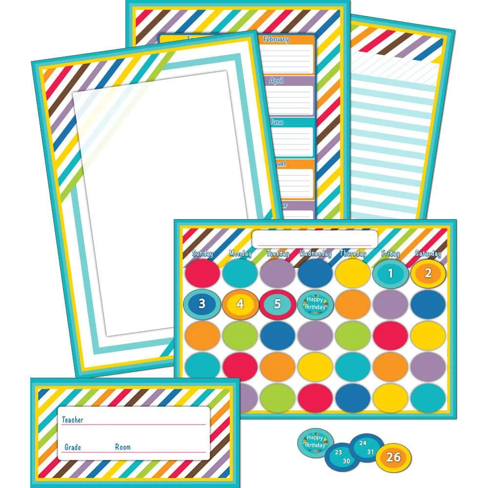 Color Me Bright Bulletin Board Set