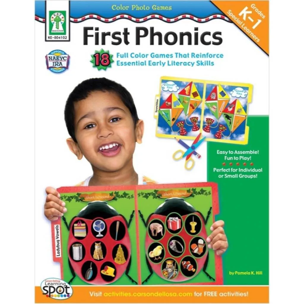 Color Photo Games: First Phonics Resource Book Grade Kinder-1