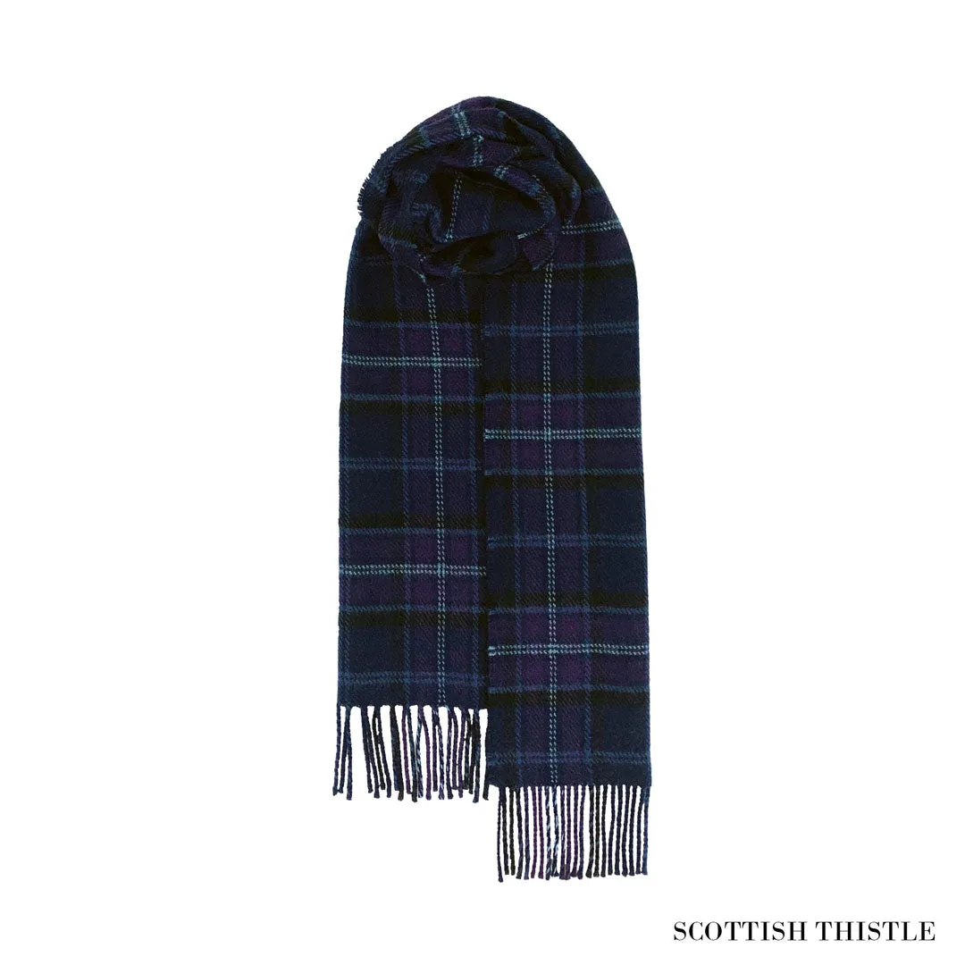 Contemporary Tartan Lambswool Scarf