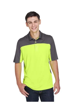 Core 365 CE101: Men's Balance Colorblock Performance Pique Polo