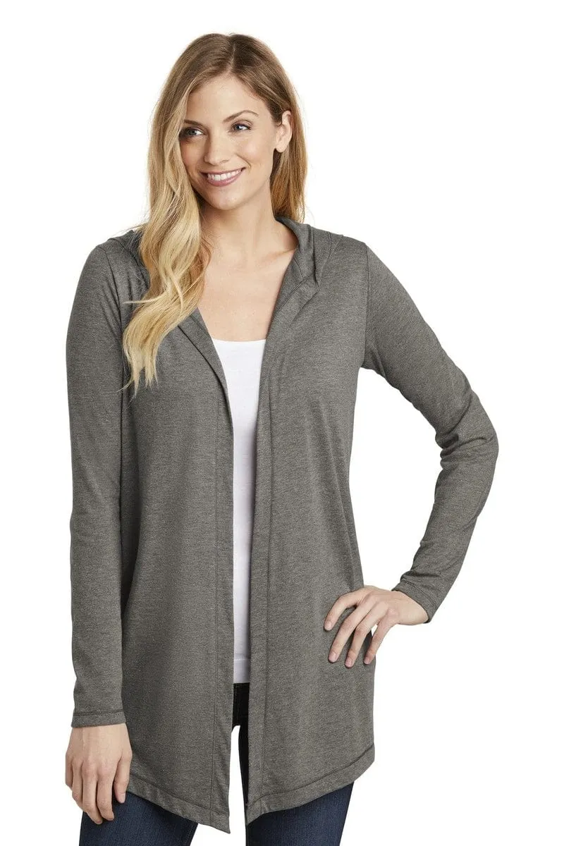 District DT156: Women's Perfect Tri Hooded Cardigan