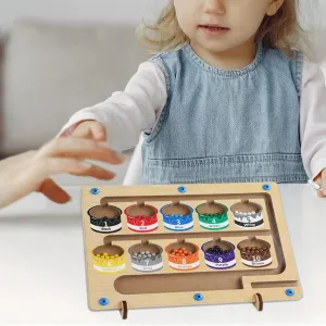 Educational Colorful Color Sorting Magnetic Beads Counting Maze