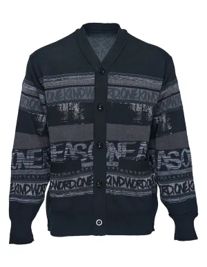 Eric Haze Jacquard Knit Cardigans