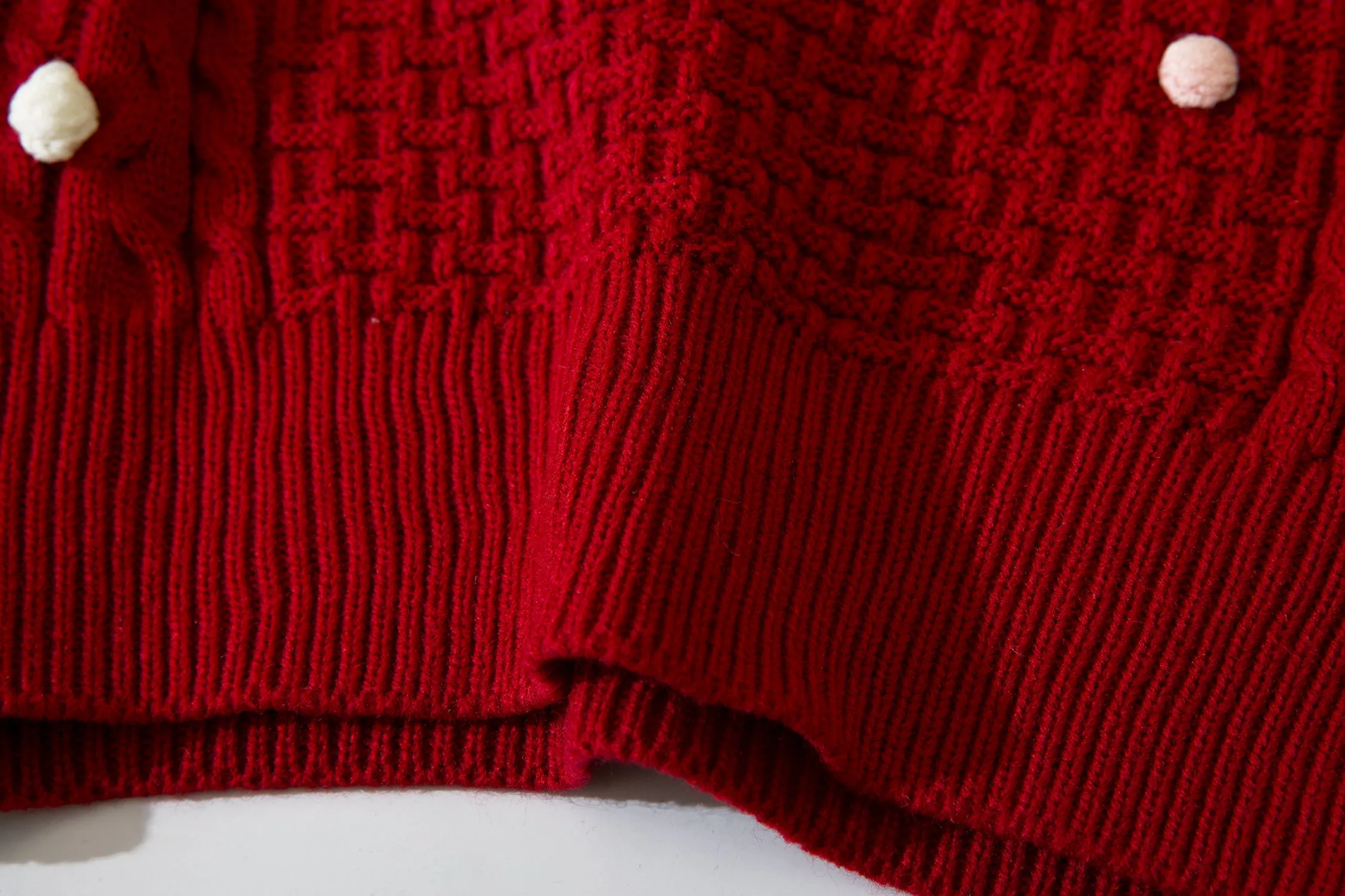 Faire Echo Cozy Red Knit Sweater