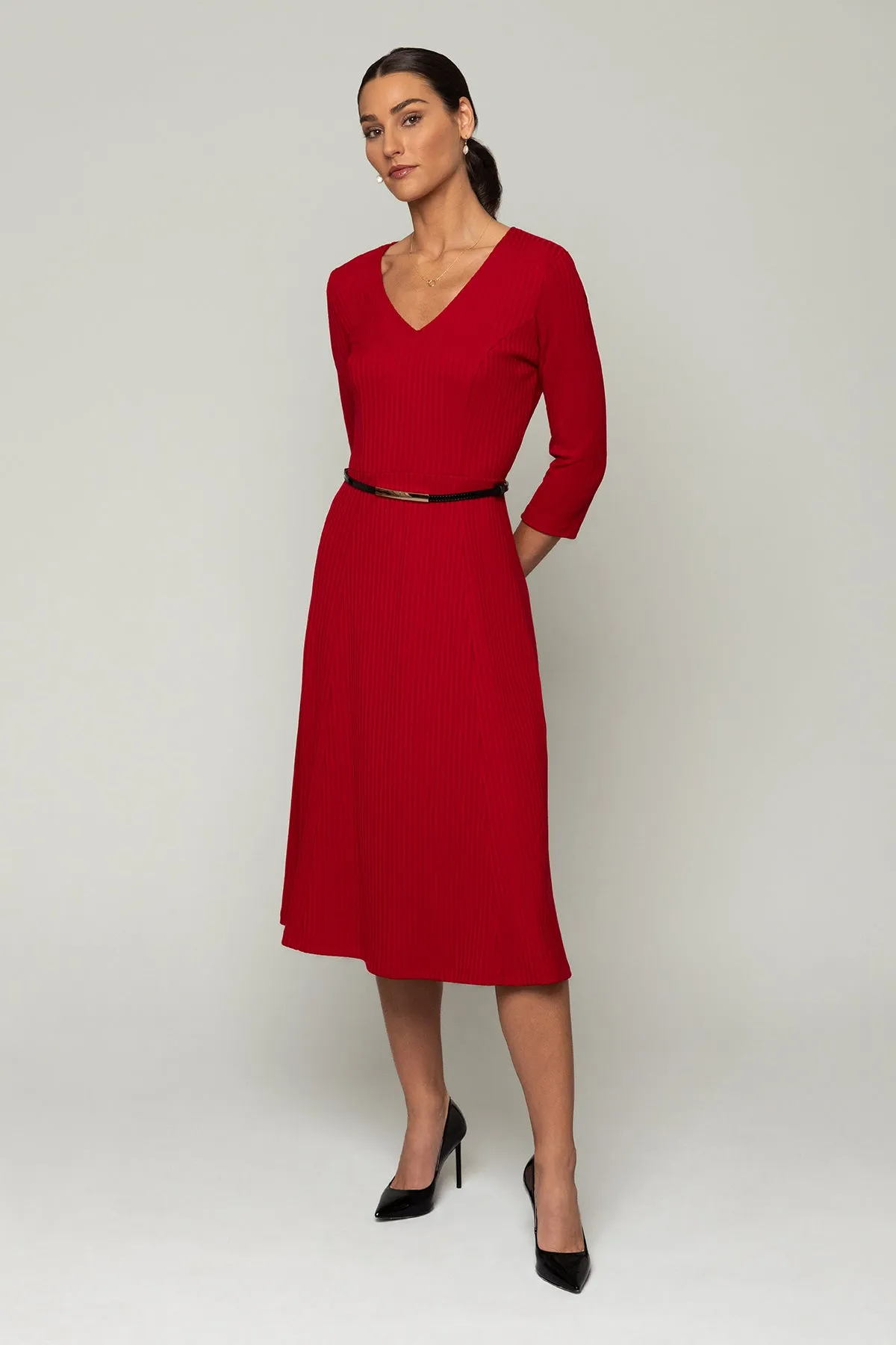 Faith Dress - Bright Red