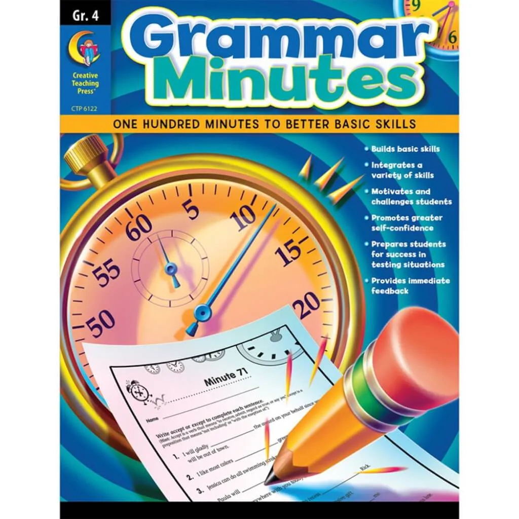 Grammar Minutes Book Grade 4