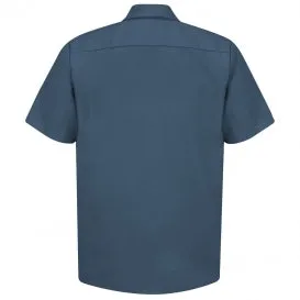 Industrial Work Shirt Short Sleeve - Dark Blue