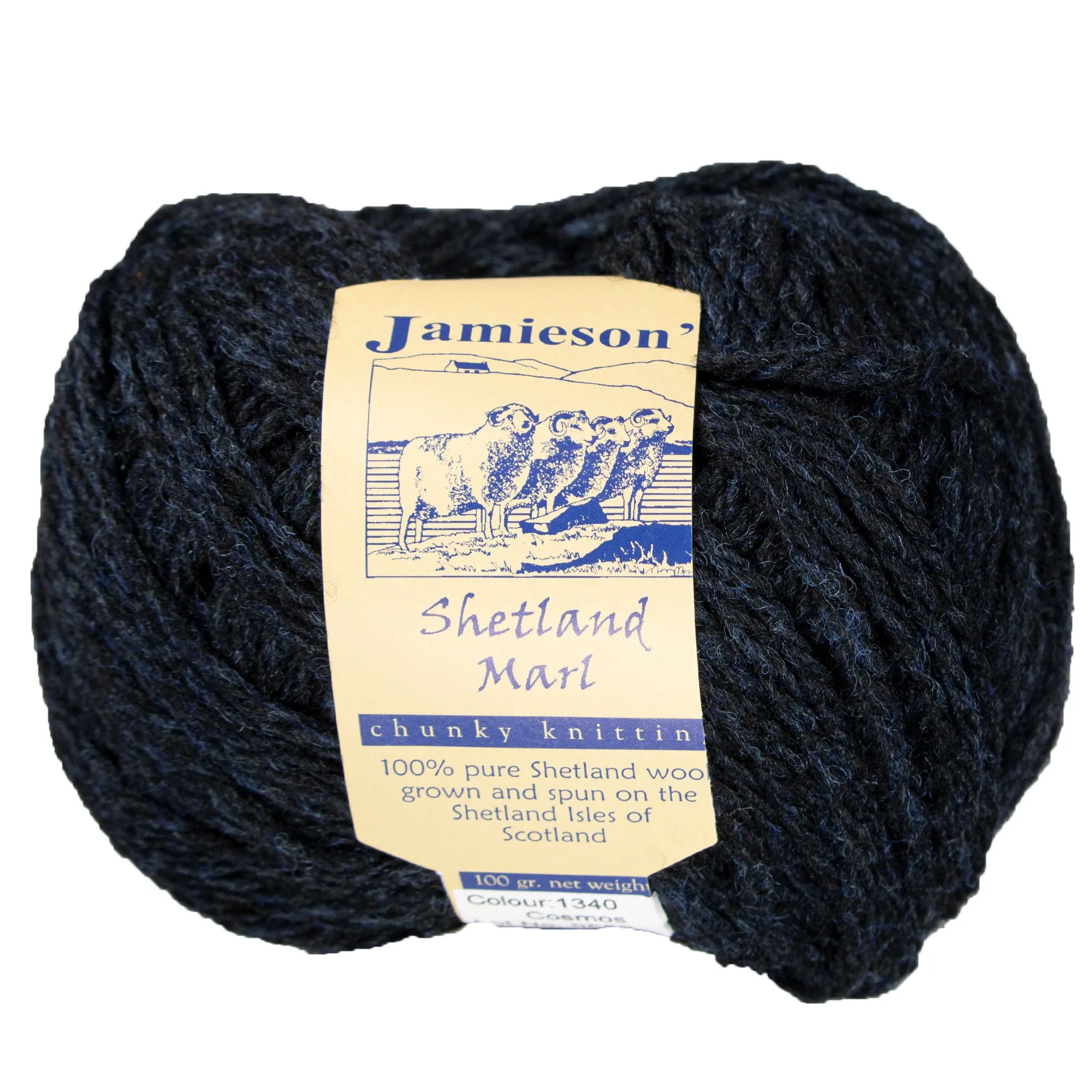 Jamieson's of Shetland Marl Chunky Yarn - 1340 Cosmos