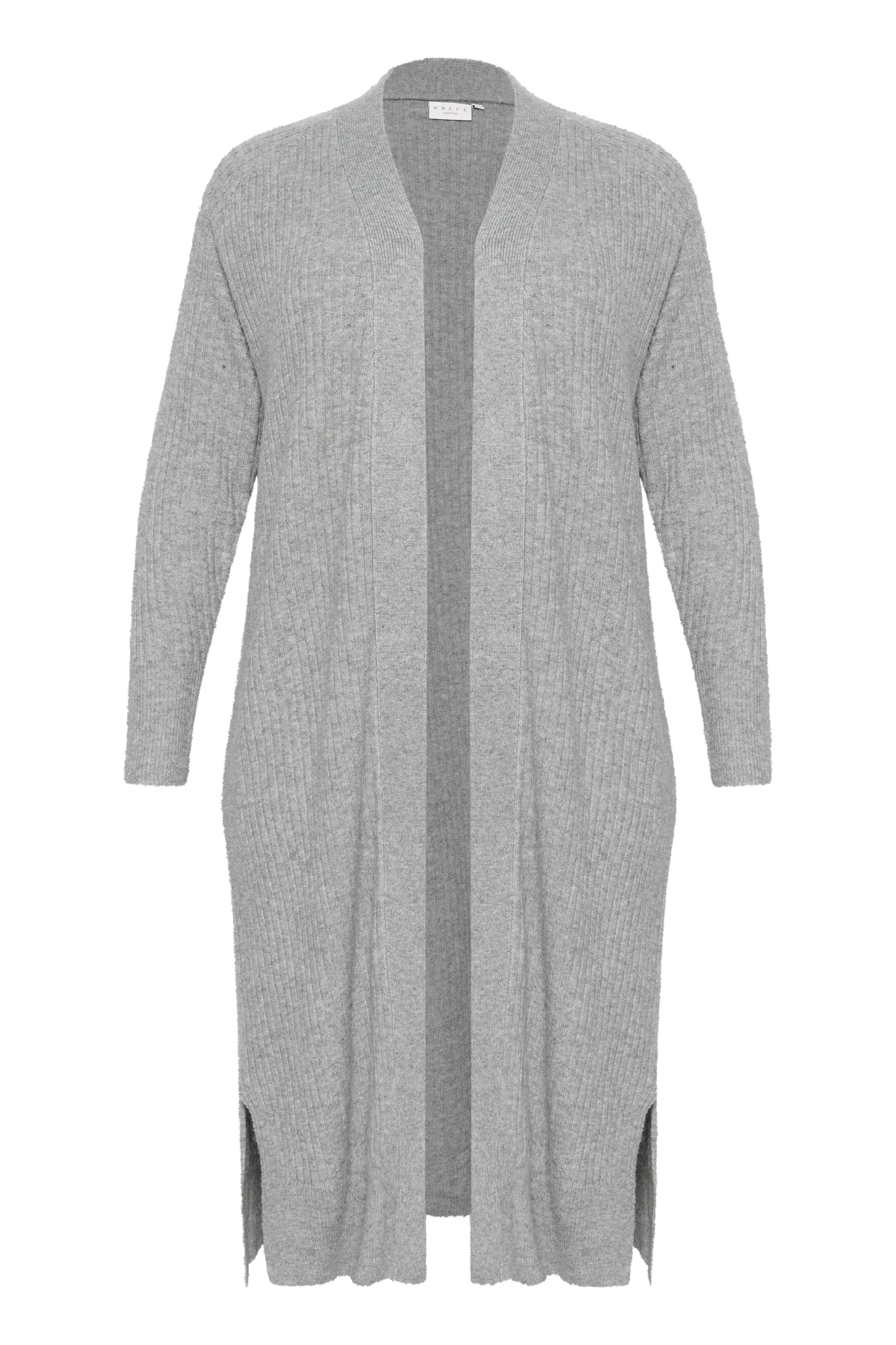 Kaffe Curve Rinye Cardigan in Grey