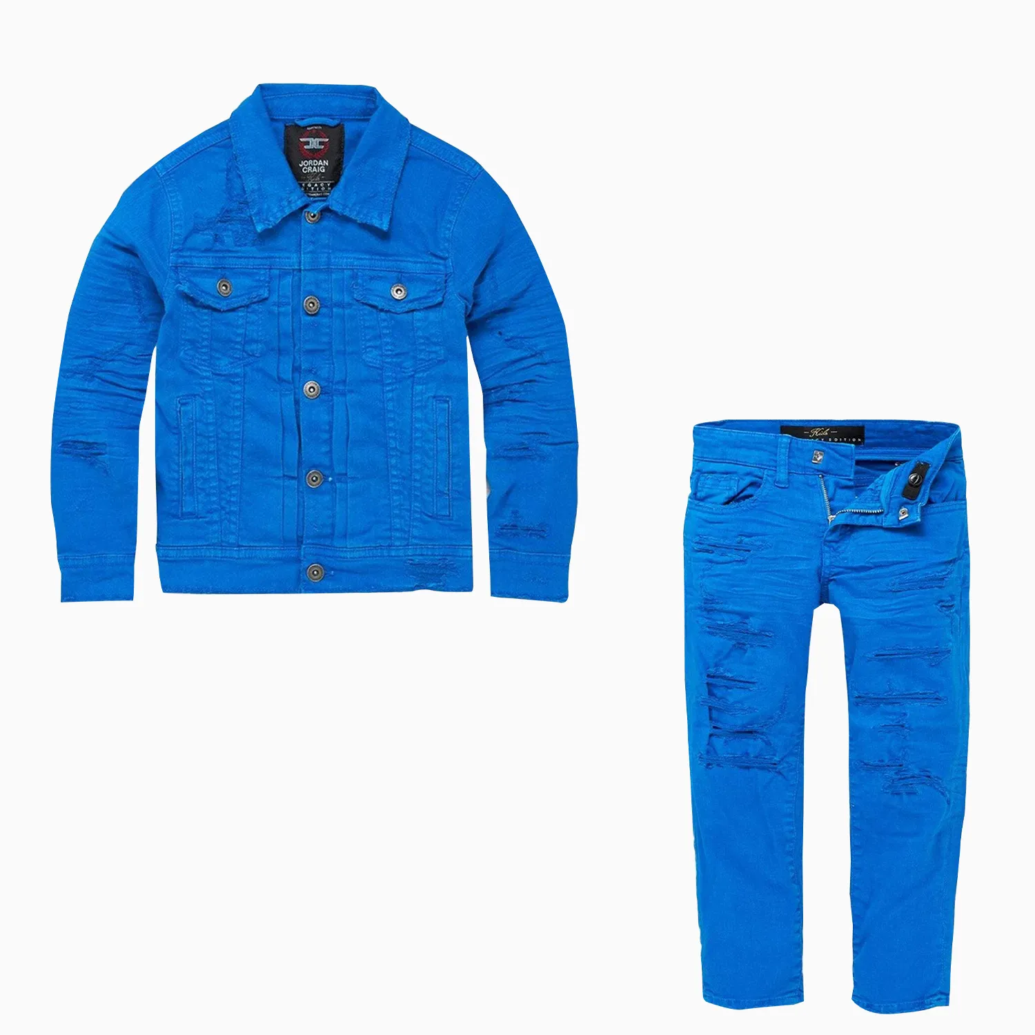 Kid's Tribeca Twill Trucker Denim Outfit