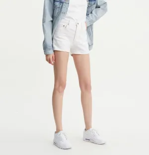 Levi's Women's 501 High Rise Shorts – White