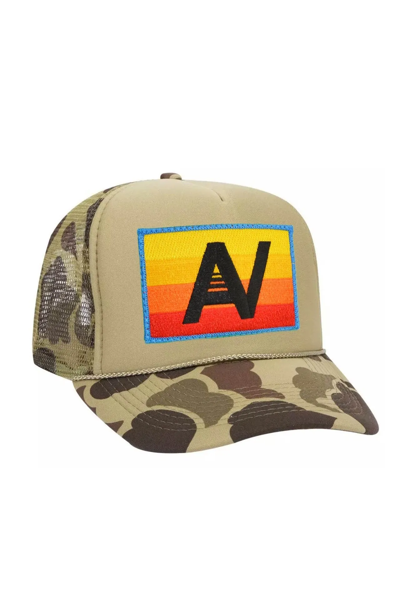 LOGO RAINBOW VINTAGE TRUCKER HAT