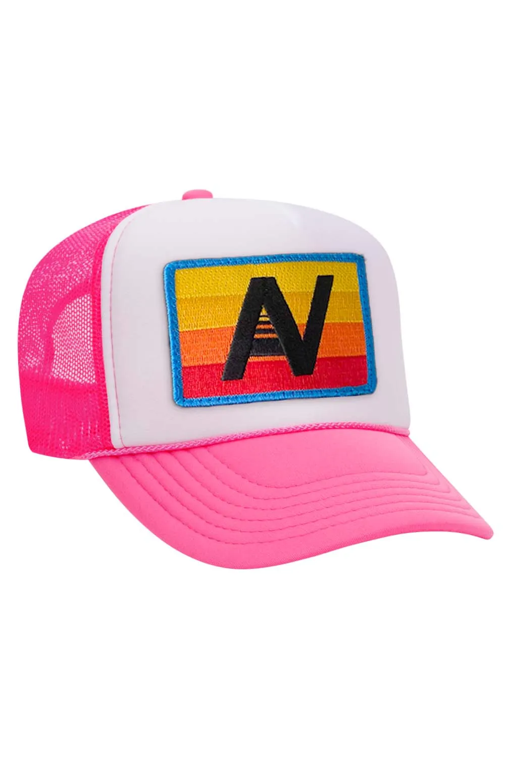 LOGO RAINBOW VINTAGE TRUCKER HAT