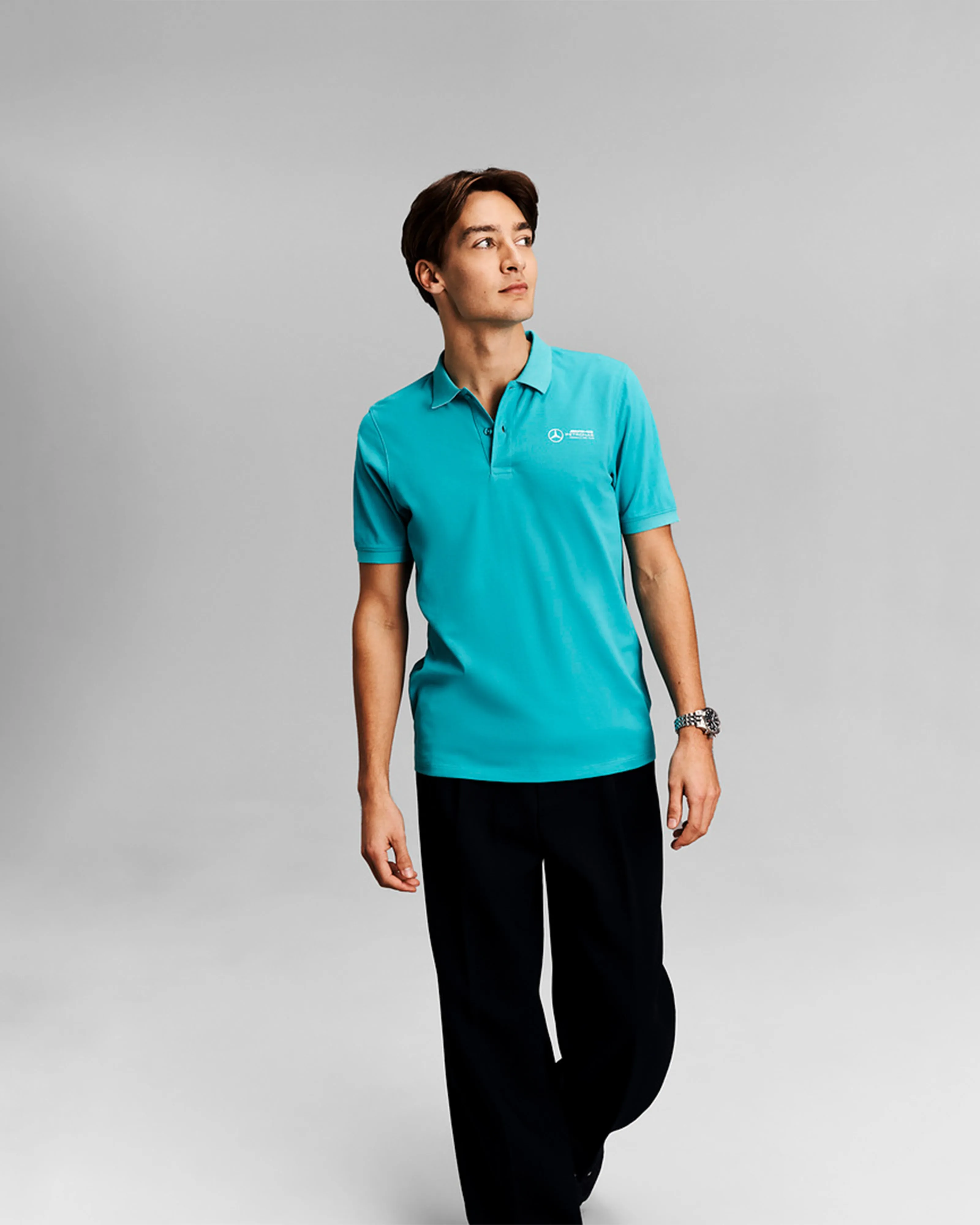 Mens Polo Real Teal