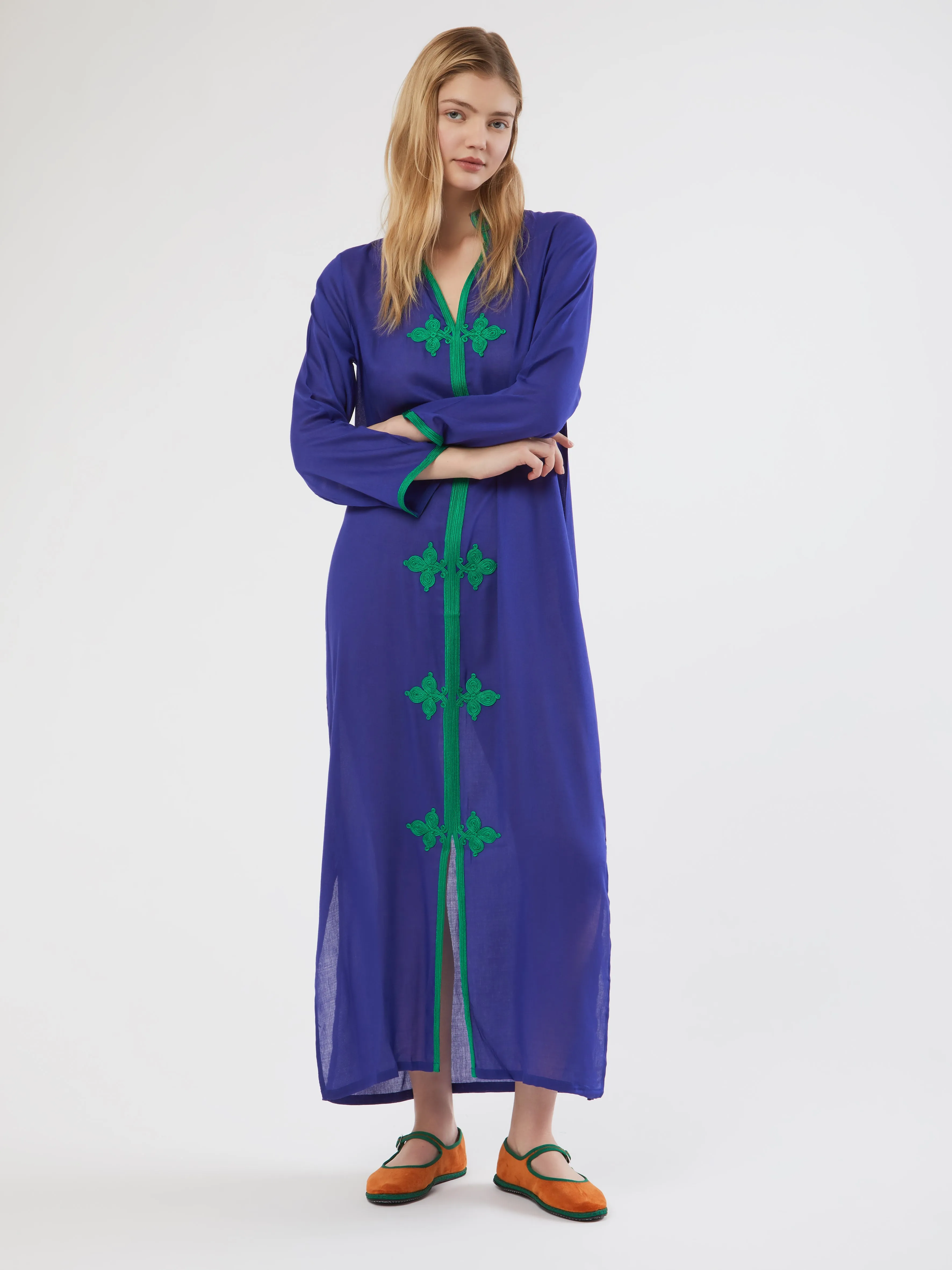 Moroccan Hind cotton kaftan