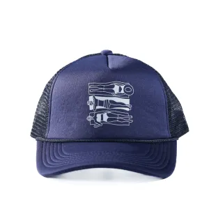 Navy Sunbather Trucker Hat