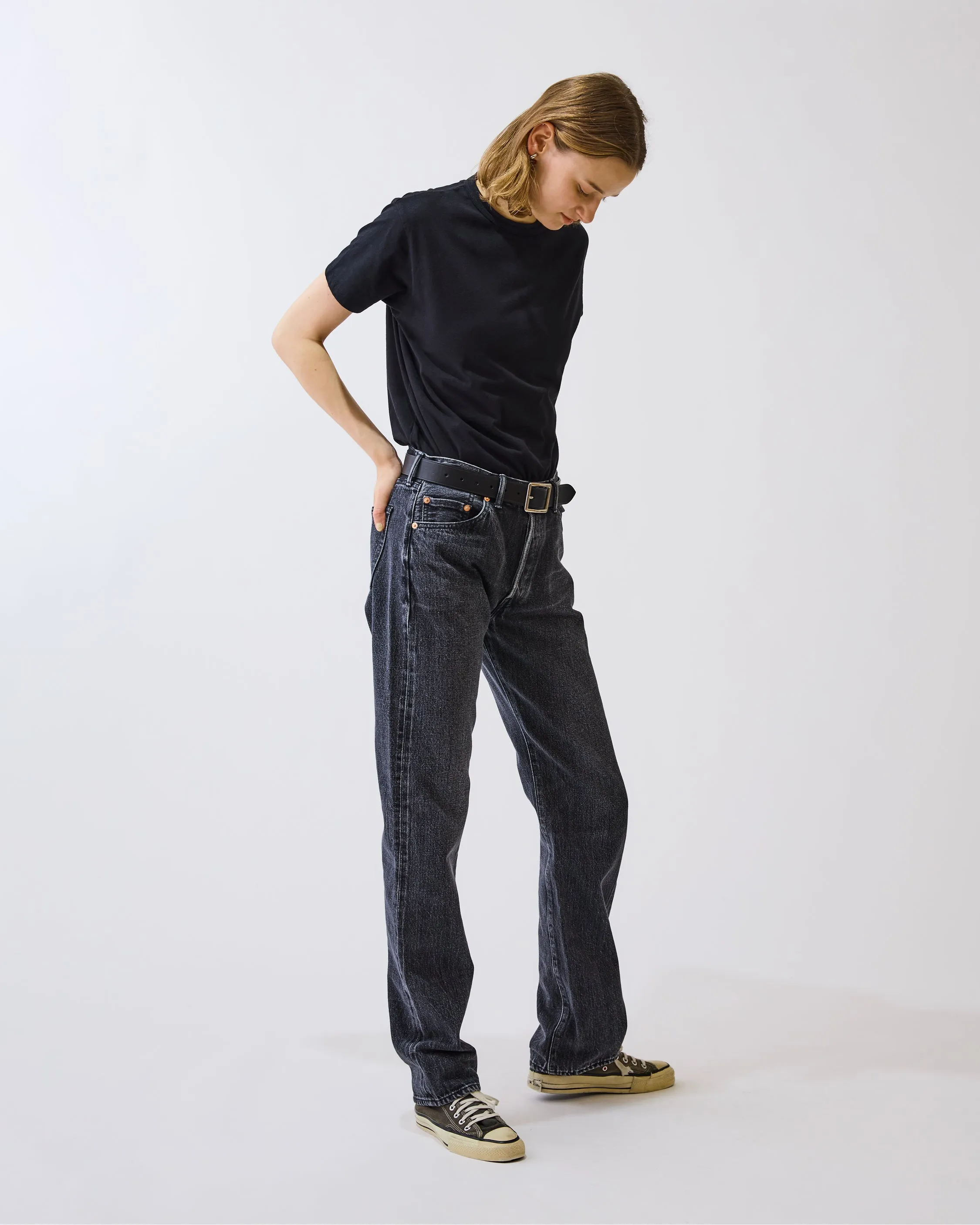 ORDINARY JEANS(BLACK)