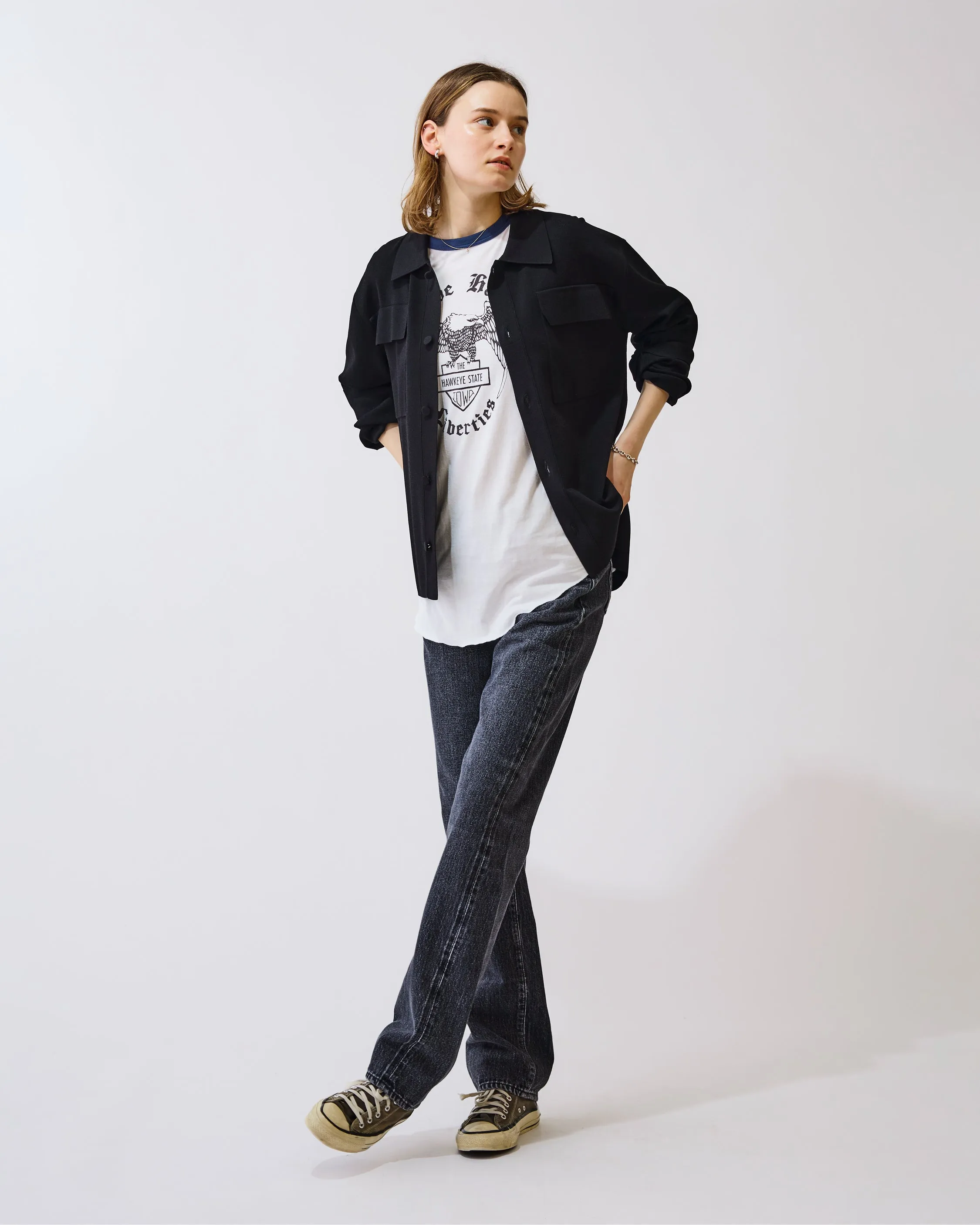 ORDINARY JEANS(BLACK)