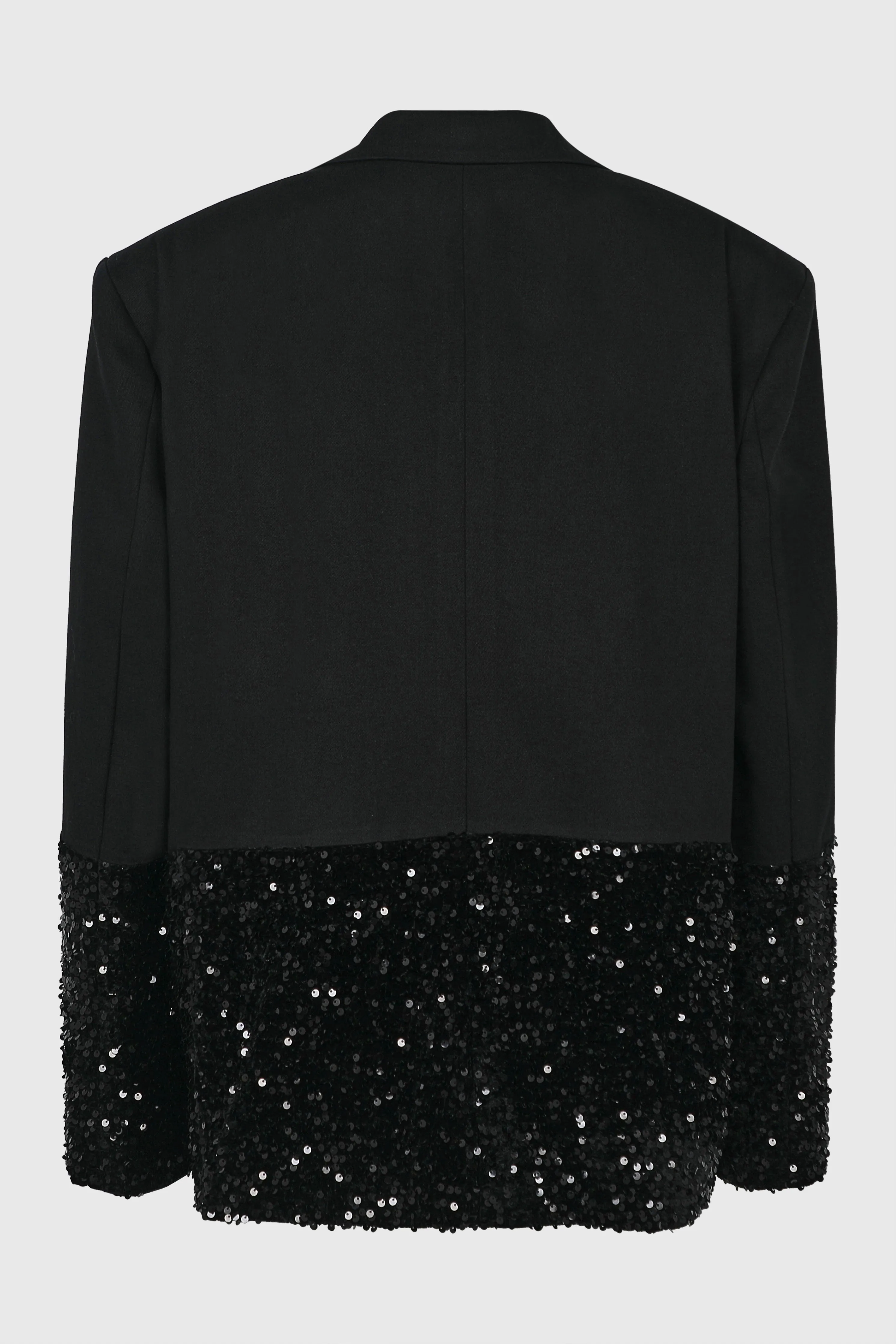 OVERSIZED HALF SEQUIN BLAZER