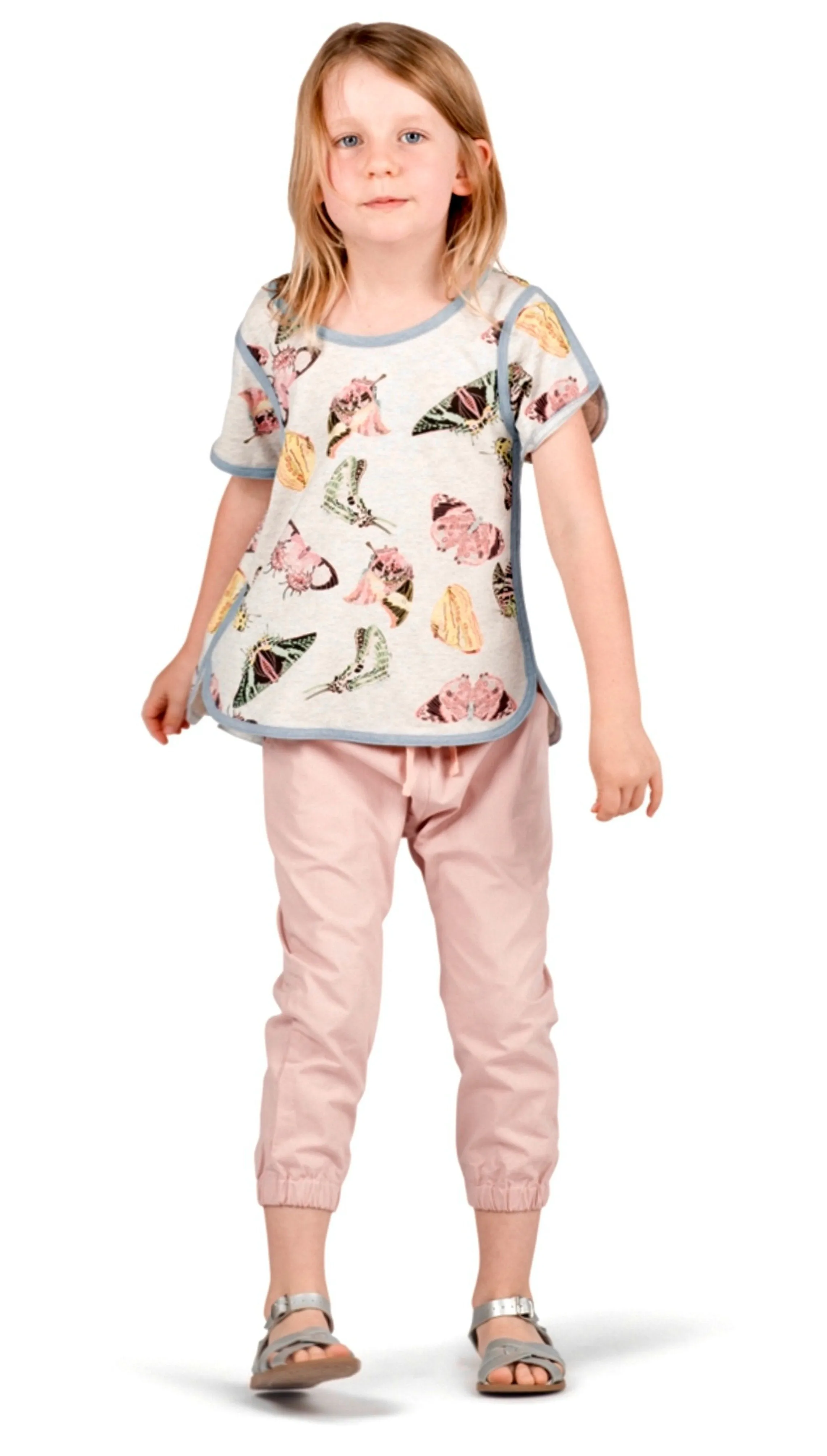 Paper Wings Girls Vintage Butterfly Shirt