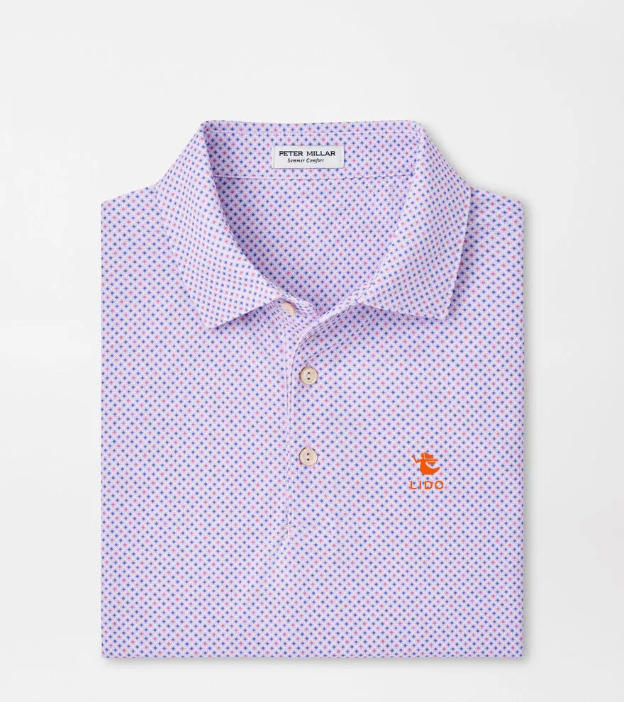 Peter Millar Orbital Geo Performance Mesh Polo