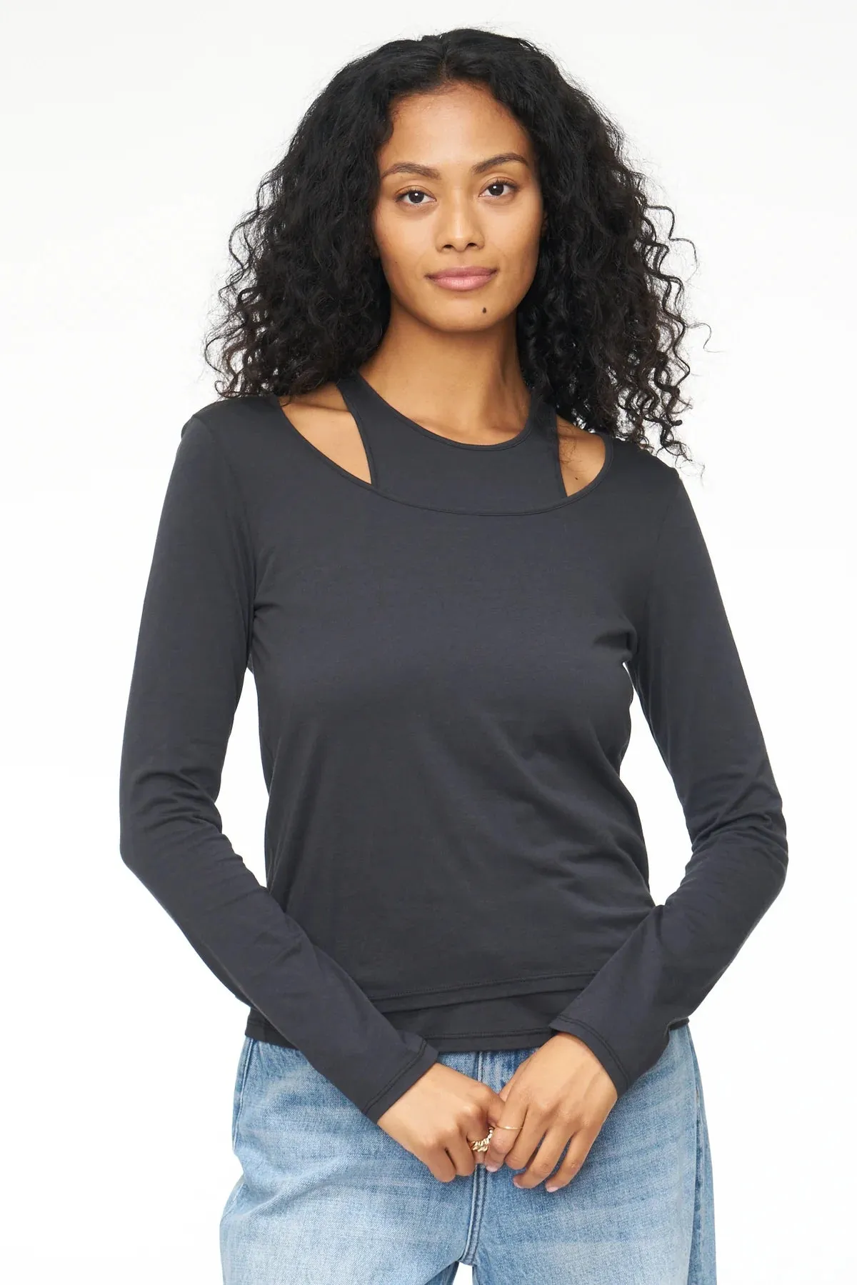 PIS Leah Double Layered Long Sleeve and Tank