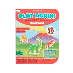 Play Again! Mini On-The-Go Activity Kit - Daring Dinos