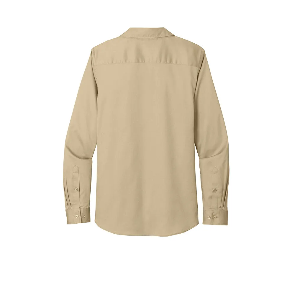 Port Authority® Women's Long Sleeve SuperPro React ™ Twill Shirt - Wheat