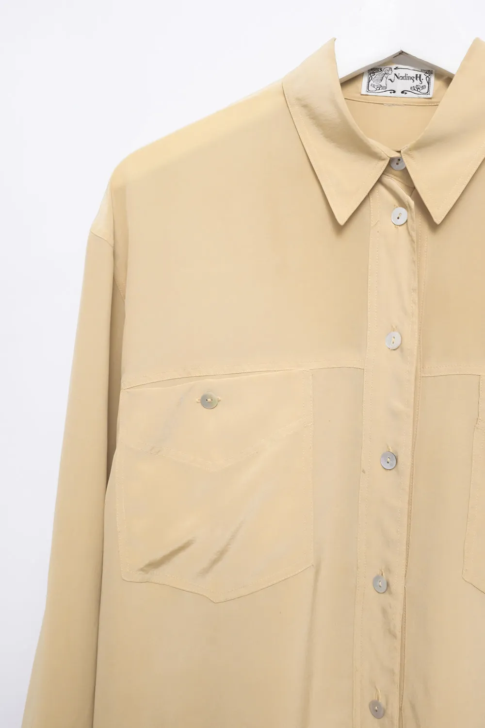 PURE SILK VANILLA VINTAGE SHIRT