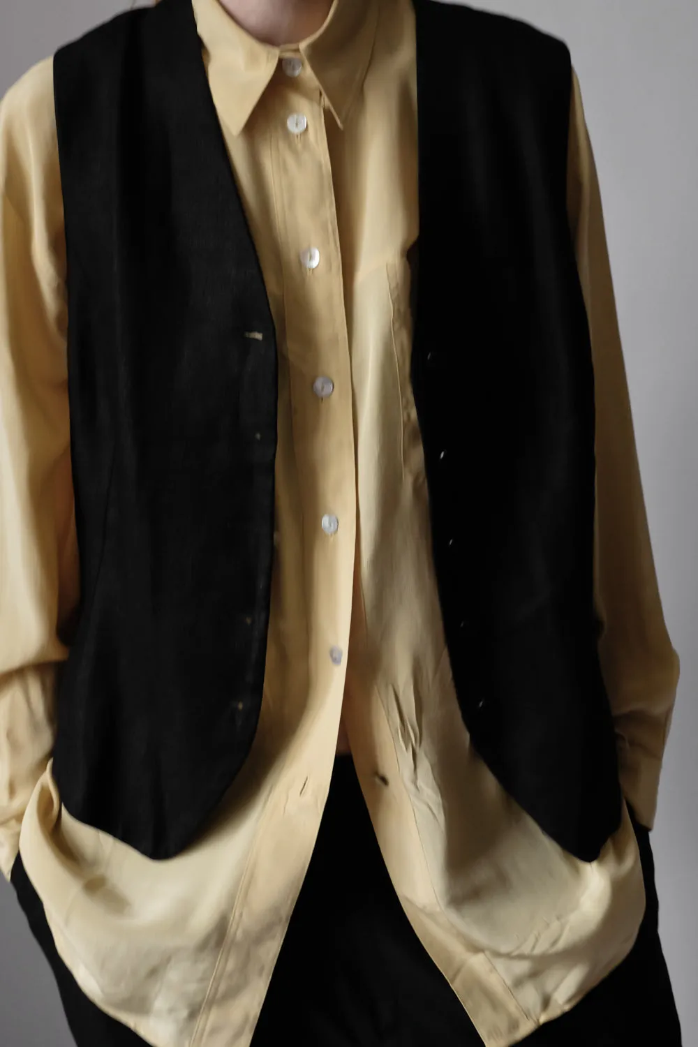 PURE SILK VANILLA VINTAGE SHIRT