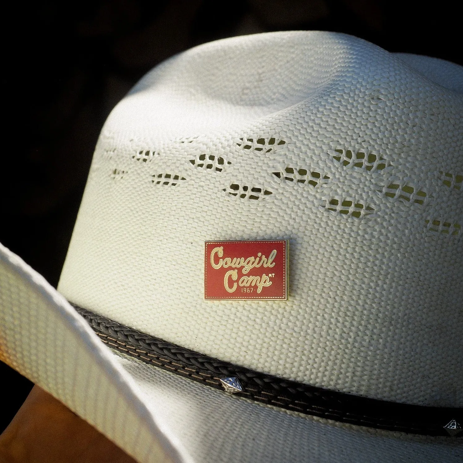 "Cowgirl Camp" Pin