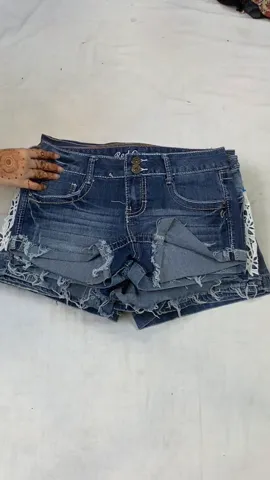 Retro Y2K Denim Brand Mini Shorts – Timeless Street Style (GRV-10-110)