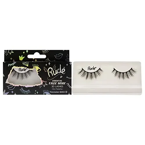 Rude - Essential Faux Mink 3D Lashes - Firecracker