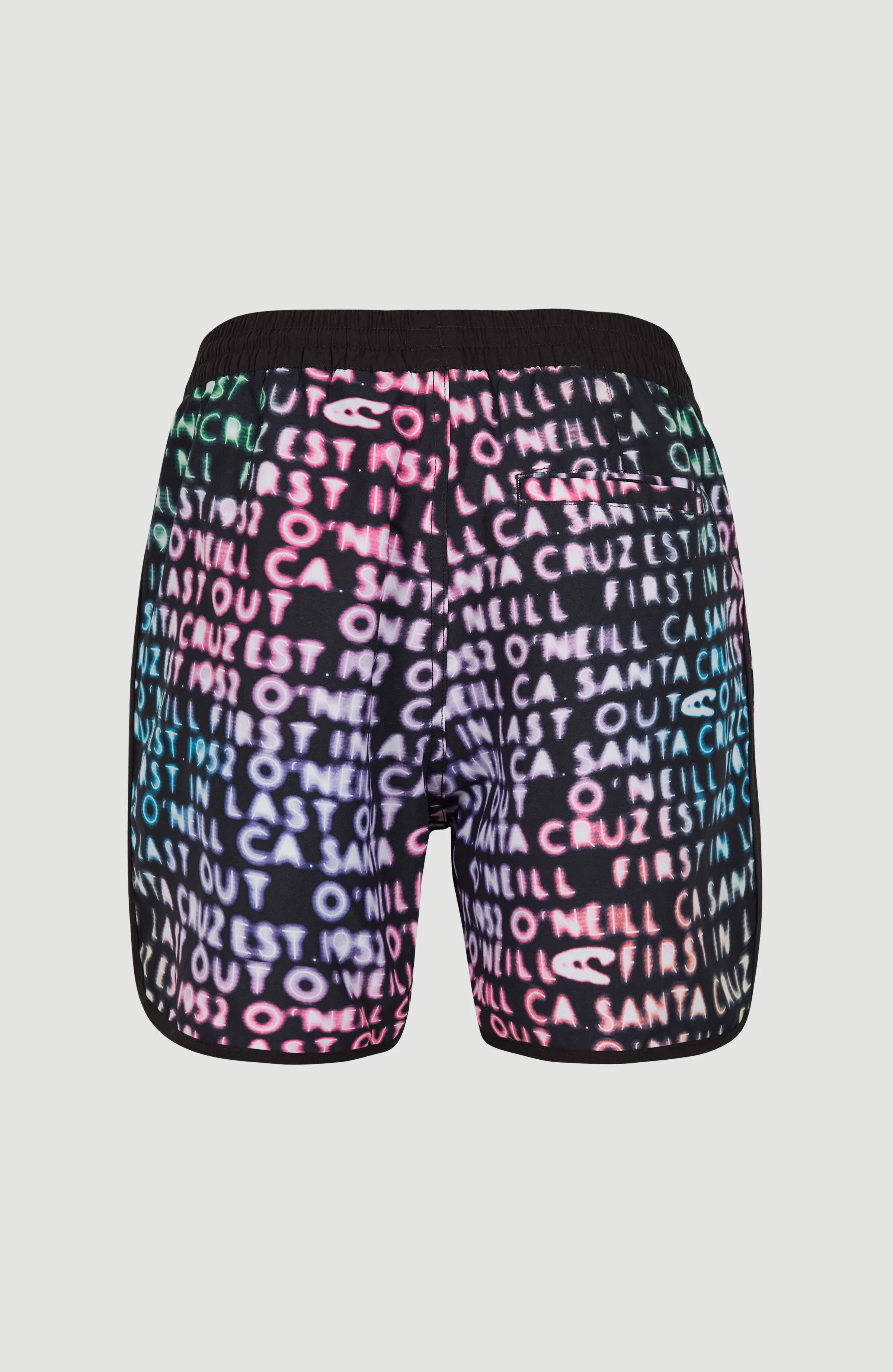 Scallop Neon 16'' Swim Shorts | Black Neon Lights