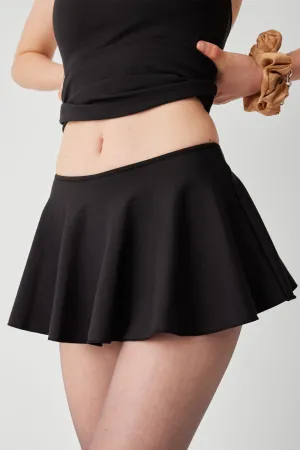 Star Low Rise Skort - Black