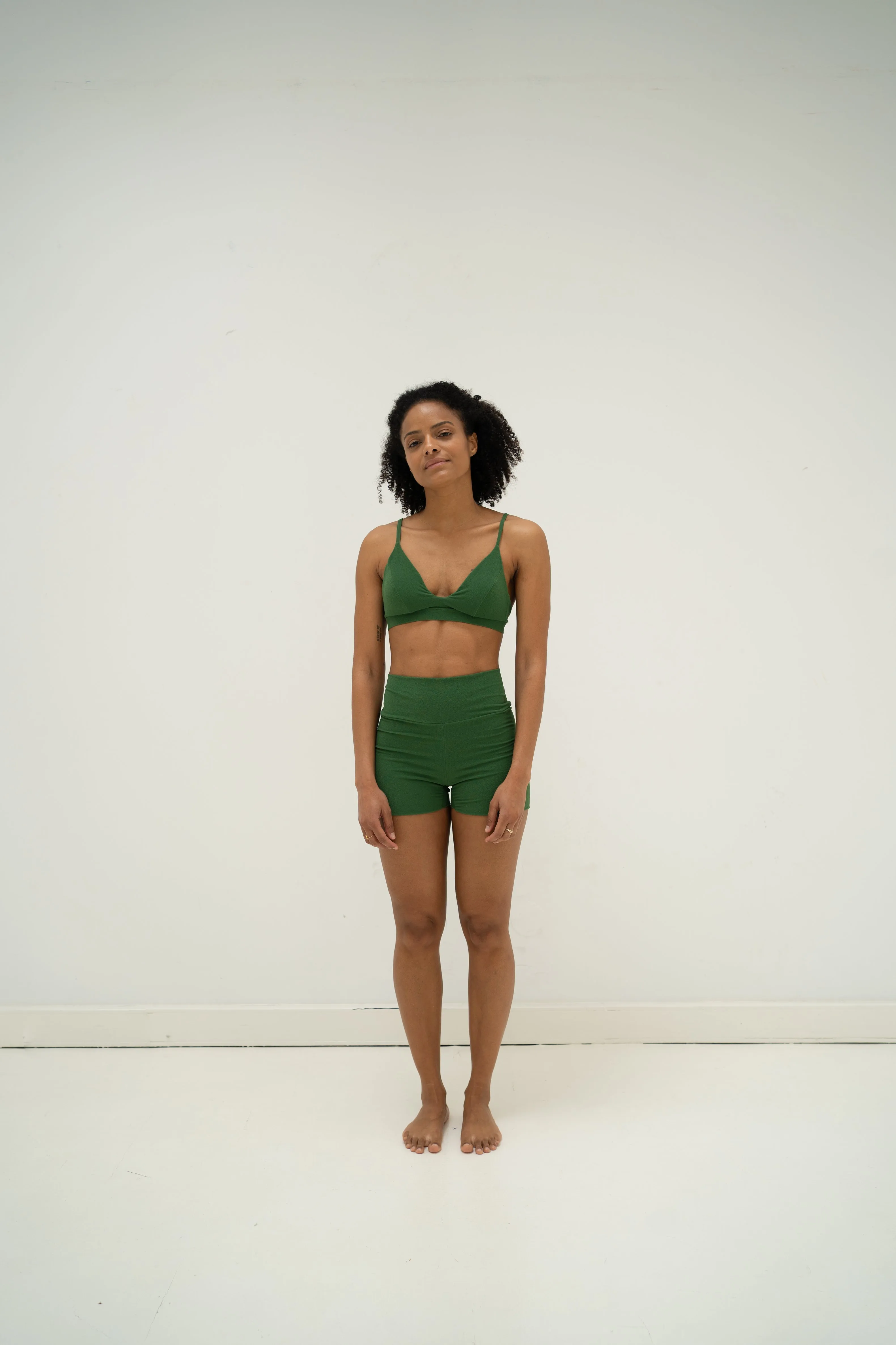 sustainable swimwear shorts palma green