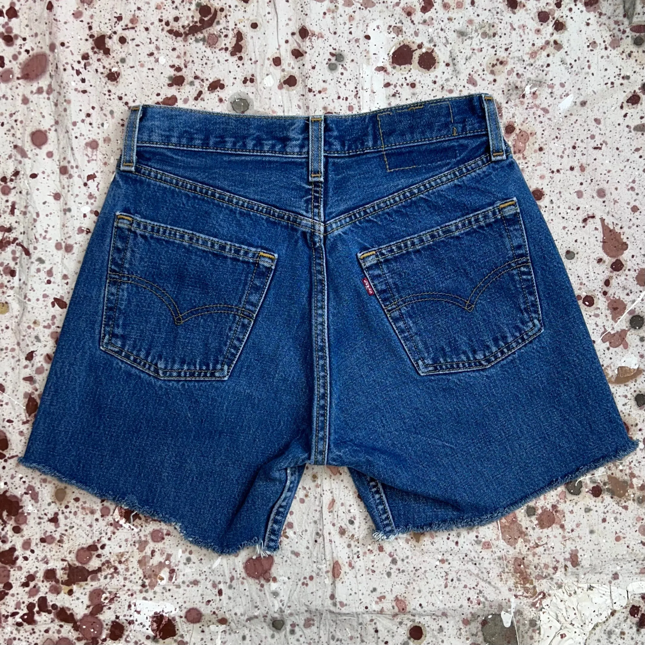 Vintage USA Levi 501 Denim Cut Off Shorts (JYJ0524-198)