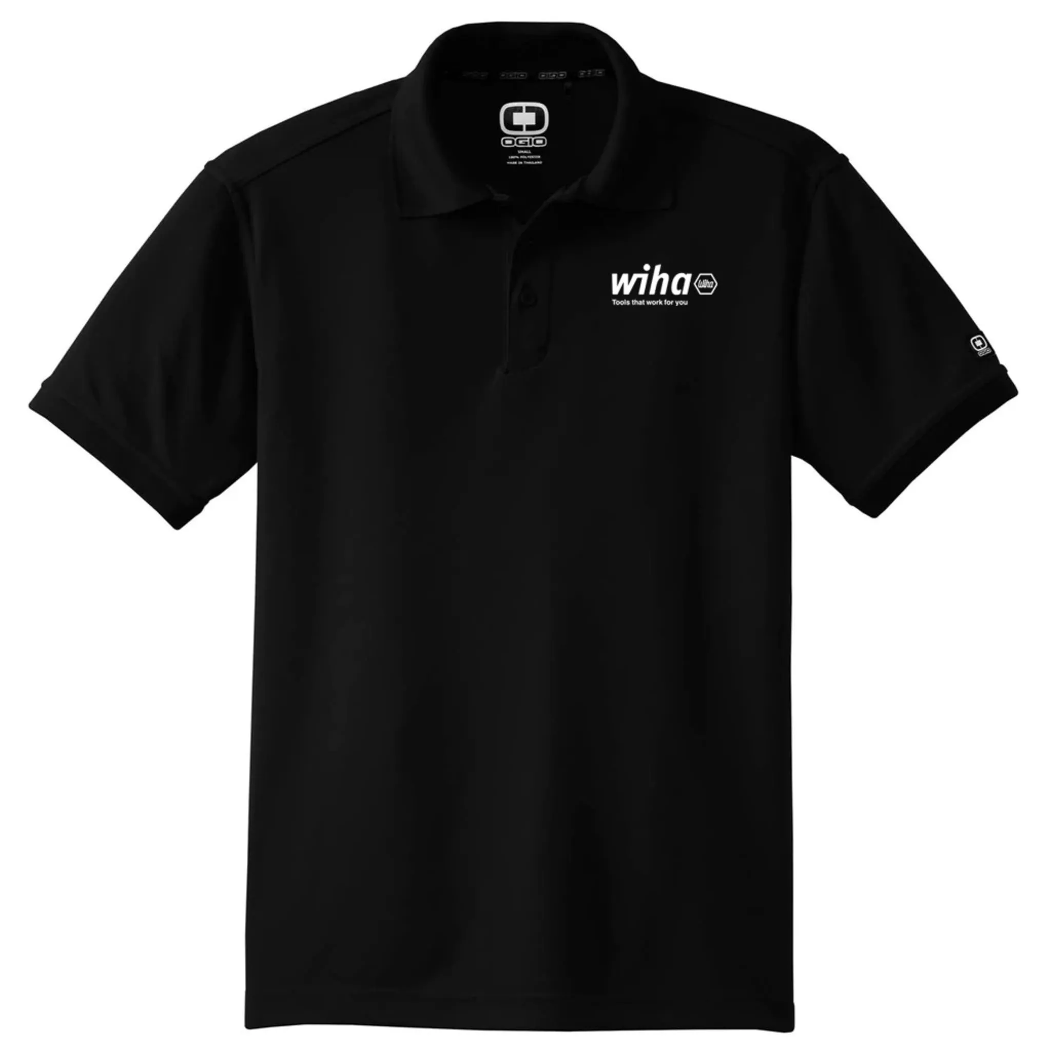 Wiha Men's Ogio Black Polo Medium