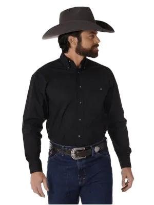 Wrangler George Strait Solid Black Shirt